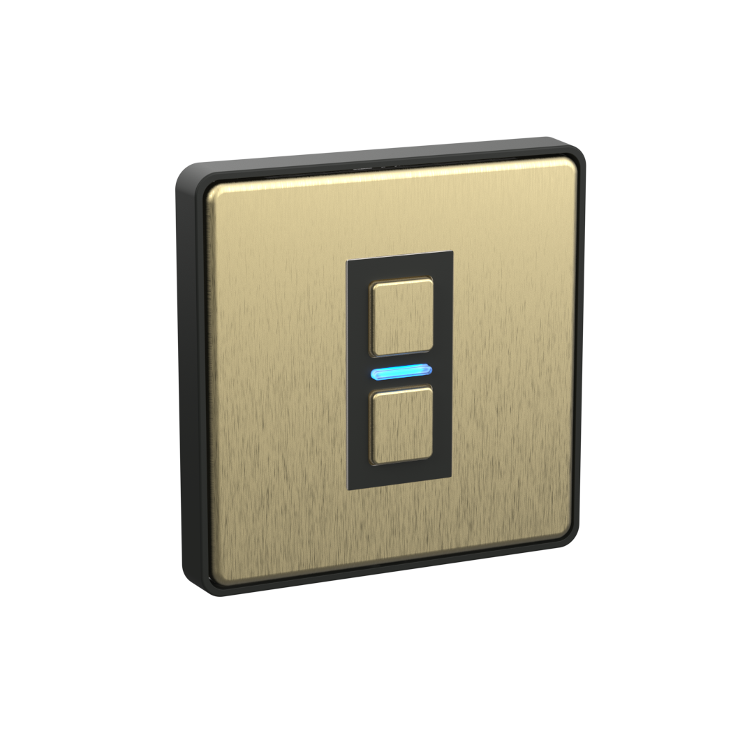 Smart Dimmer (1 Gang) - Brushed Brass