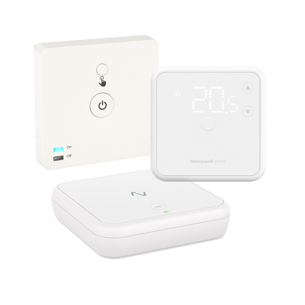 Smart Heating Starter Kit Lightwave Wireless Thermostat, Boiler Switch