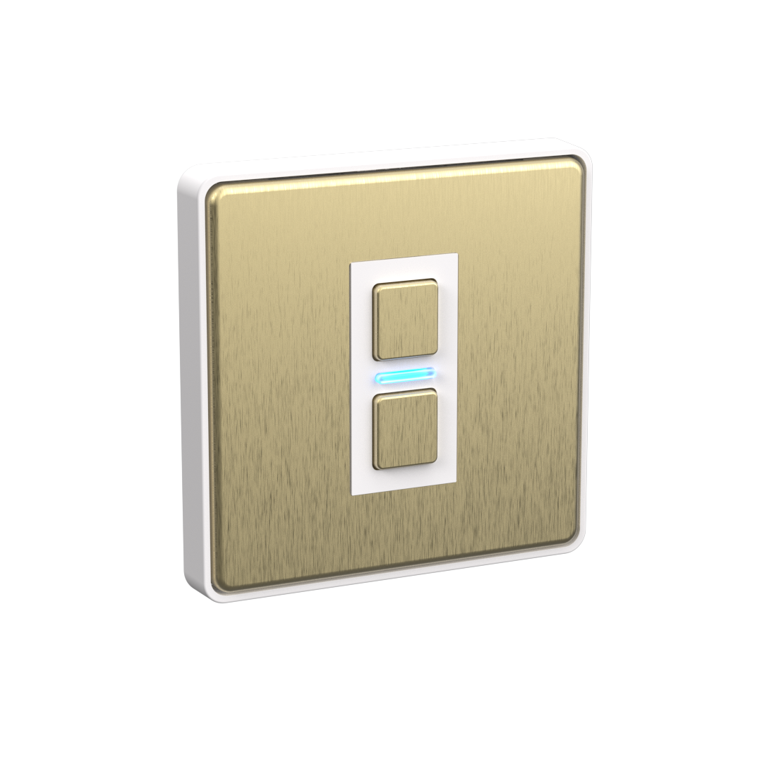 Smart Dimmer (1 Gang) - Brushed Brass