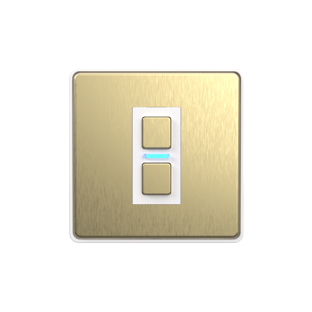 Smart Dimmer (1 Gang) - Brushed Brass