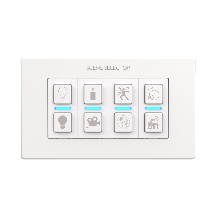 Wire-Free Scene Selector (8 Button)