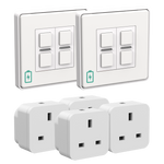 Indoor Christmas Lights Bundle - White Metal