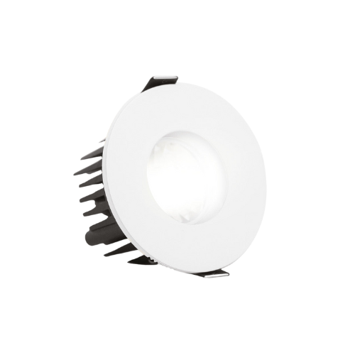 Fixed 10W IP65 Integrated Dimmable LED Fire-Rated Downlight Bezel