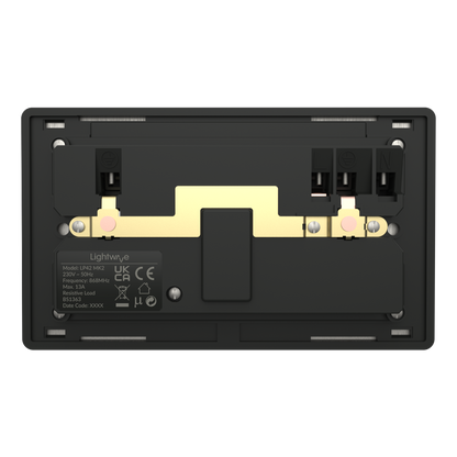 Smart Socket with Energy Monitoring (2 gang)