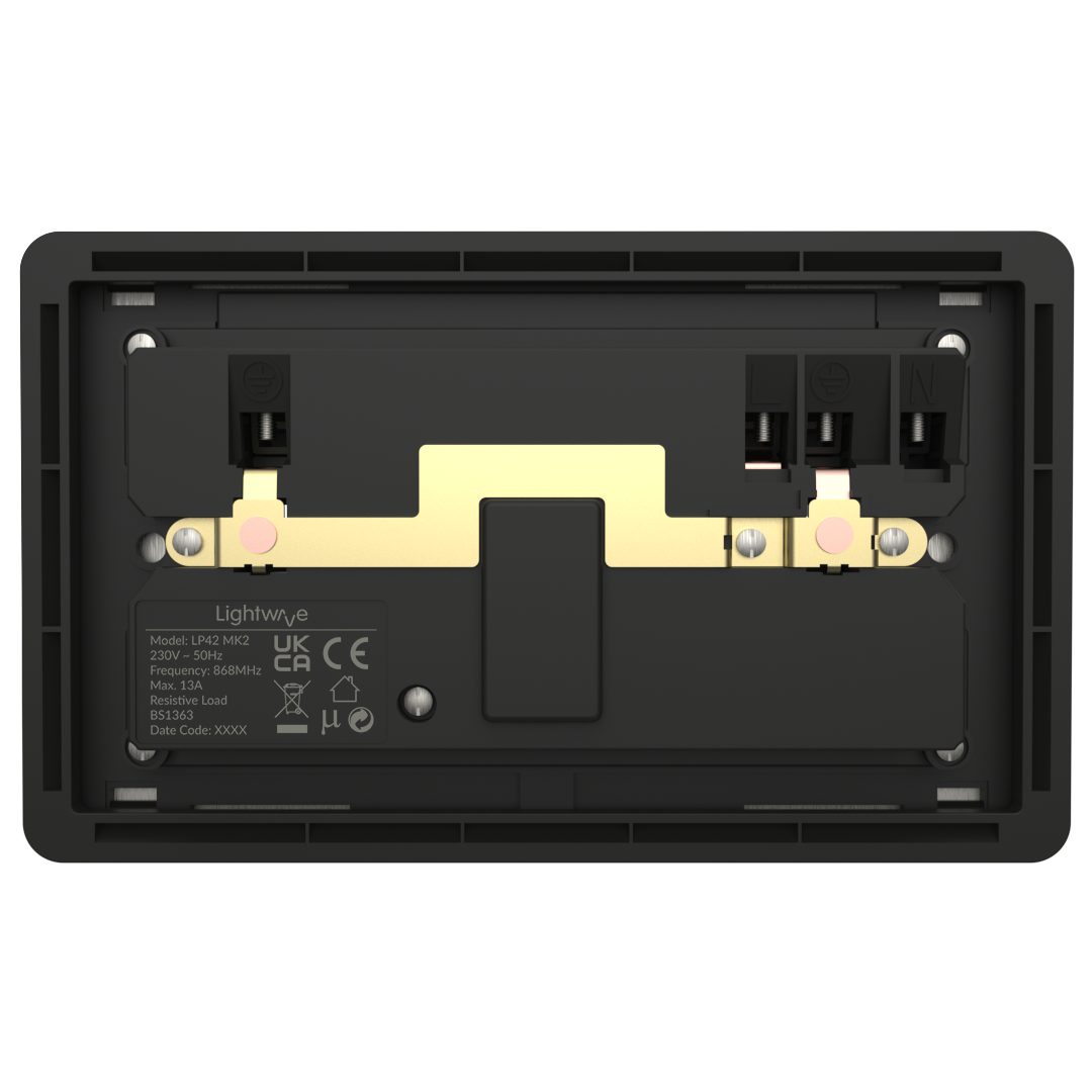 Smart Socket with Energy Monitoring (2 gang)