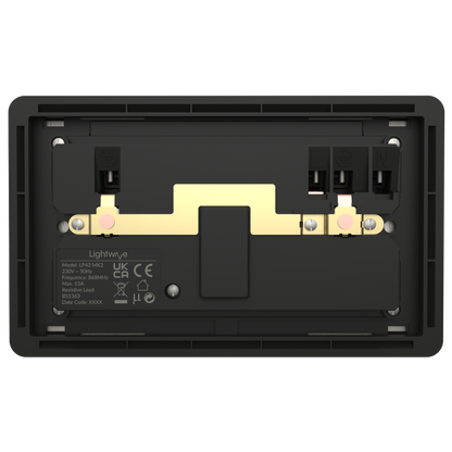 Smart Socket with Energy Monitoring (2 gang)