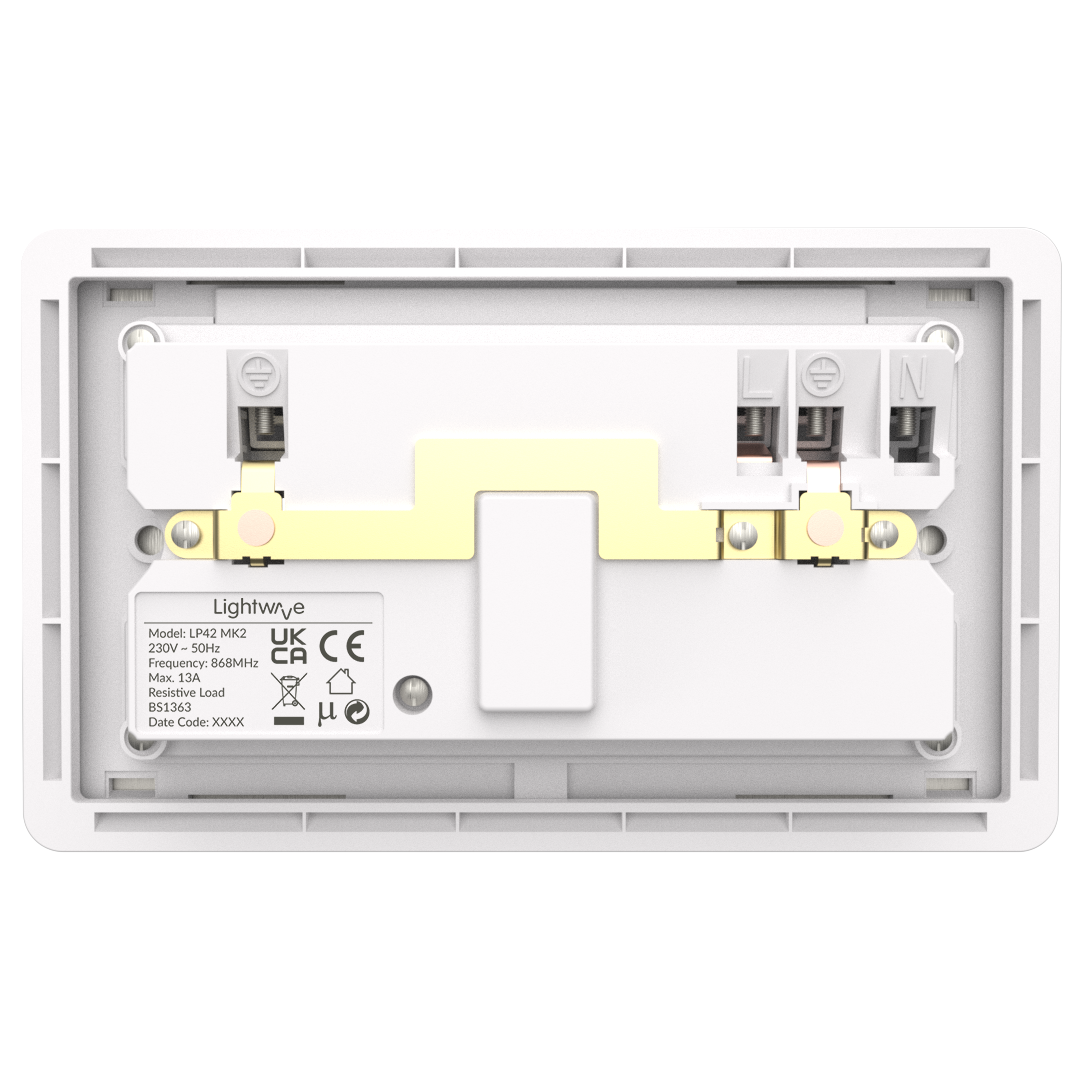 Smart Socket with Energy Monitoring (2 gang)