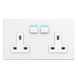 Smart Socket (2 gang) - White