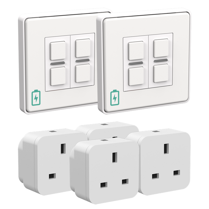 Indoor Christmas Lights Bundle - White Metal