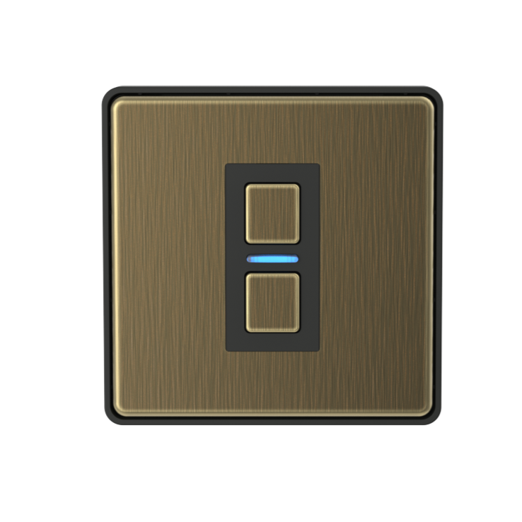 Smart Dimmer (1 Gang) - Antique Brass