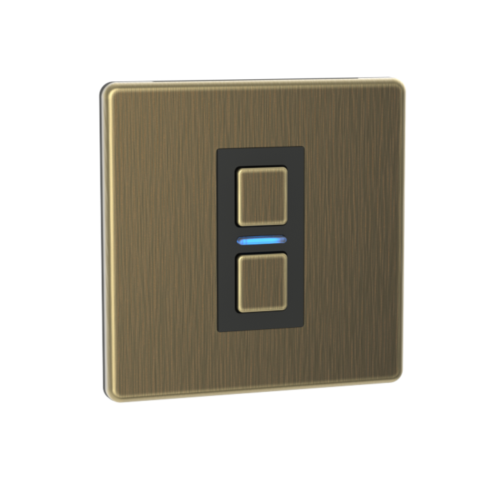 Smart Dimmer (1 Gang) - Antique Brass