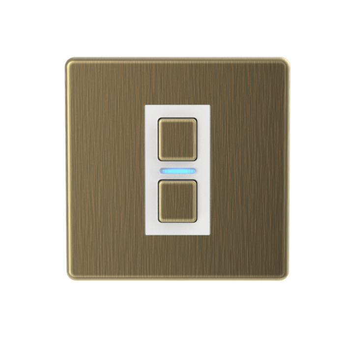 Smart Dimmer (1 Gang) - Antique Brass