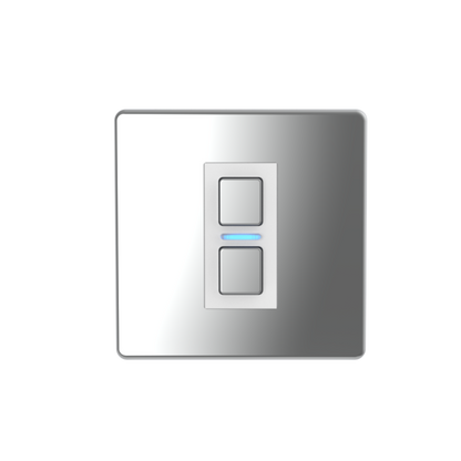 Smart Dimmer (1 Gang) - Mirror Chrome