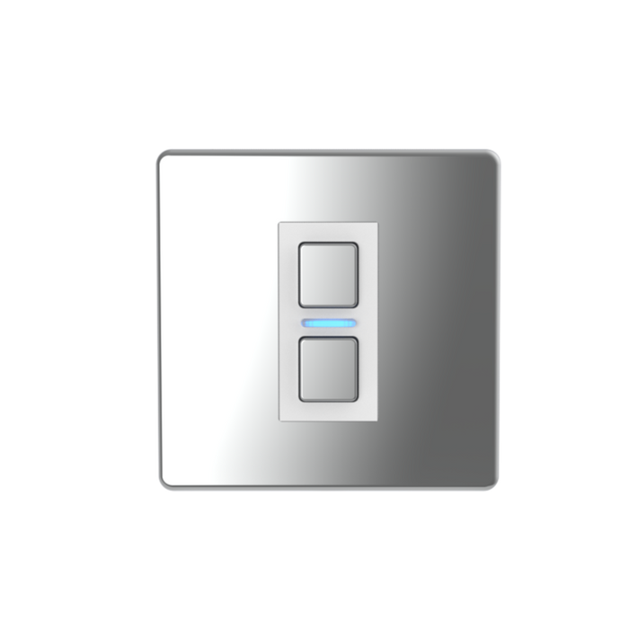 Smart Dimmer (1 Gang) - Mirror Chrome