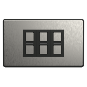 Wire-Free Smart Switch (3 Gang) - Stainless Steel