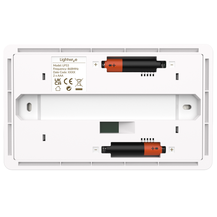 Wire-Free Smart Switch (3 Gang) - White