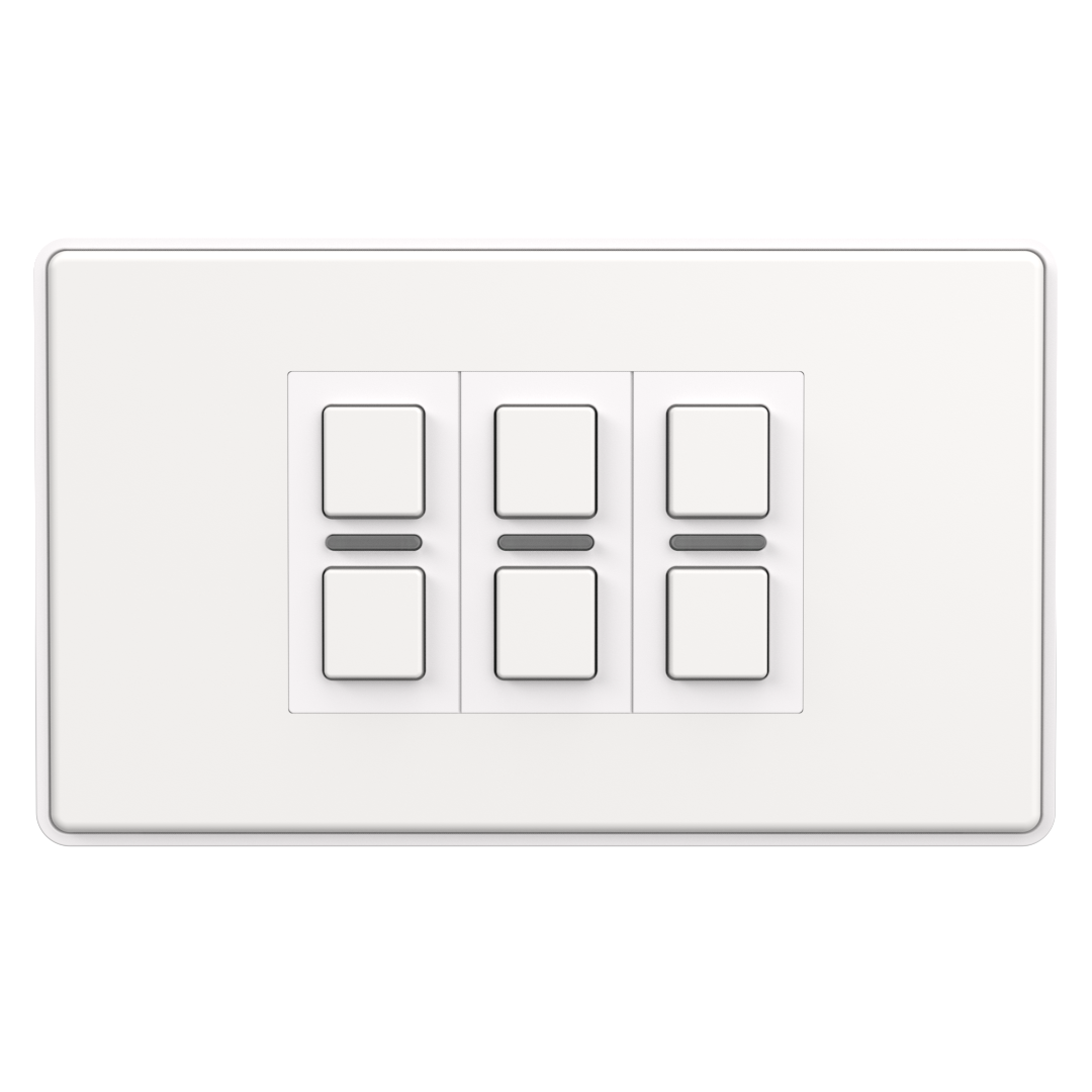 Wire-Free Scene Selector (6 Button) - White