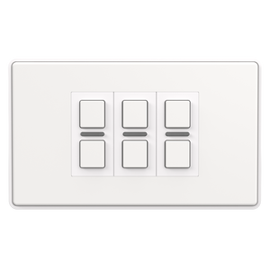 Wire-Free Scene Selector (6 Button) - White