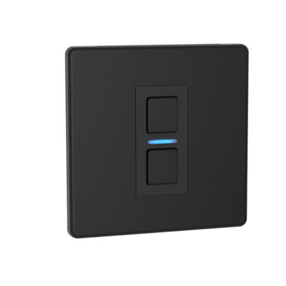 Smart Dimmer (1 Gang) - Matte Black