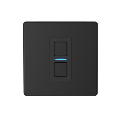 Smart Dimmer (1 Gang) - Matte Black