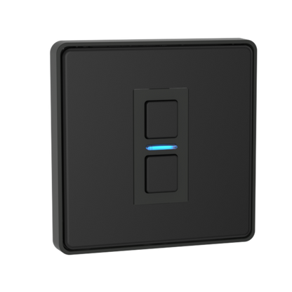 Smart Dimmer (1 Gang) - Matte Black