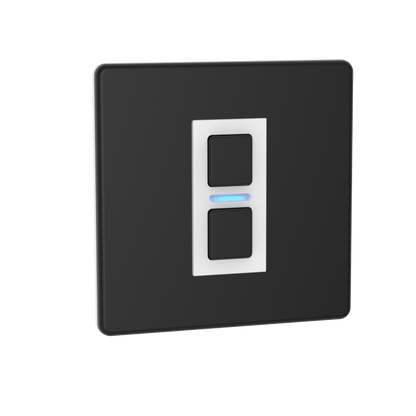 Smart Dimmer (1 Gang) - Matte Black