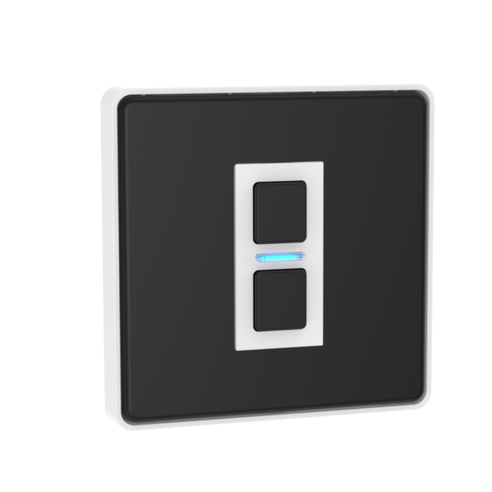 Smart Dimmer (1 Gang) - Matte Black