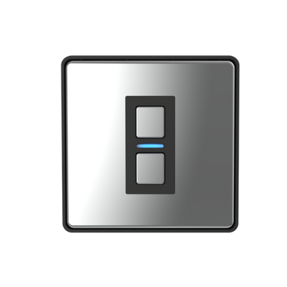 Smart Dimmer (1 Gang) - Mirror Chrome